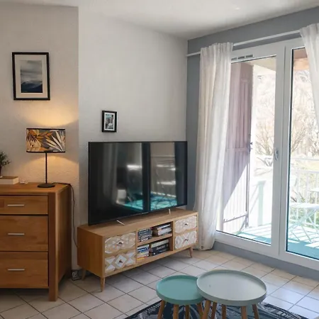 Le Refuge Des Bains - Piscine Partagée - Balcon Appartement